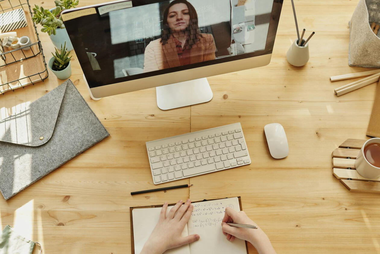 Remote corporate video shoot setup for Vancouver-based business